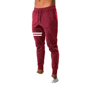 Automne jambe rayures hommes grande taille Gym entraînement pantalons de survêtement coton Joggers Fitness sport pantalon polaire - Product Image 6
