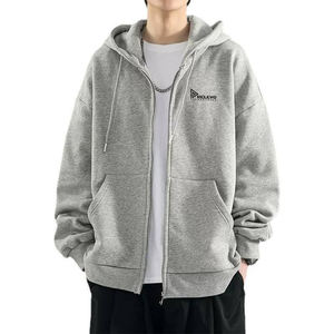 Sweat à capuche unisexe en molleton technique 100% coton de qualité supérieure 420 g/m², coupe ample, sur mesure, lourd, court, sans marque, surdimensionné, pour hommes - Product Image 2