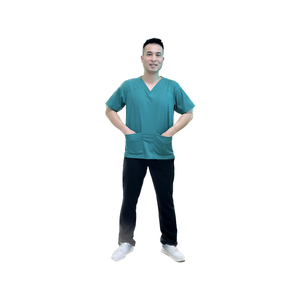 Cómodo nuevo conjunto de uniformes de hospital, uniformes médicos para médicos y enfermeras, trajes de fregado de calidad premium - Product Image 2