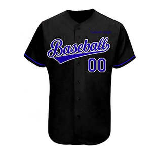 Ensemble de maillots de baseball de haute qualité au design haut de gamme grande taille antibactérien à séchage rapide vêtements d'équipe personnalisés vente en gros prix bon marché - Product Image 2