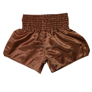 Nouvelle Arrivée - Short de Boxe et d'Entraînement MMA en Gros, Respirant, Unisexe, en Tissu Polyester Satiné, avec Patch Brodé Personnalisé - Product Image 6