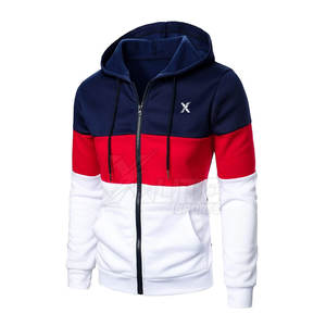 Sweat à capuche en polaire léger pour homme, fermeture éclair, respirant, coupe-vent, conçu pour l'entraînement sportif et les performances - Product Image 2