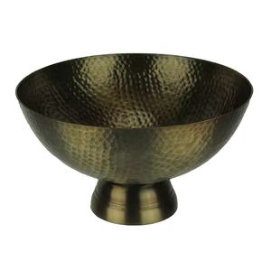 Bol de service moderne pour la maison hôtel Restaurant bol à Fruits décor couleur or design moderne métal salade soupe plat plateau de table - Product Image 1