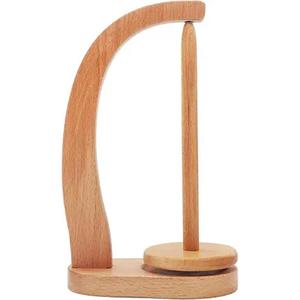 Herramientas de costura manual de alto rendimiento éxito de ventas al por mayor soporte giratorio para hilo de madera 360 soporte giratorio para tejer a diario - Product Image 5