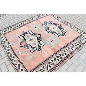 Tapis de 5,8 x 6,3 pieds, tapis turc vintage, tapis en laine rouge - Product Image 2