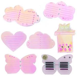 Tuiles à cils Cloud Lash, best-seller, tuiles à cils en acrylique personnalisées, cœur, fleur, papillon, pour pinces à cils, vente en gros, design - Product Image 5