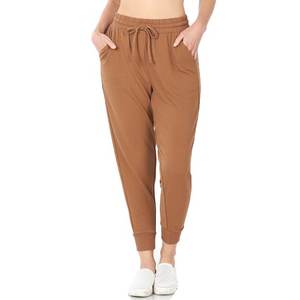Femmes coupe Unique Joggers taille haute matériau doux Jogging pantalon séchage rapide Leggings décontractés grande taille taille unique dames 2026 - Product Image 5