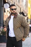 Veste parka en satin imperméable et écologique pour homme, style décontracté, hiver, séchage rapide, poches zippées, rembourrée, chaude, style tendance