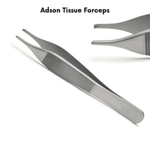 Pinces Adson dentées et non dentées en acier inoxydable, chirurgicales, médicales, dentaires, vétérinaires, CE ISO OEM Debonairii - Product Image 5
