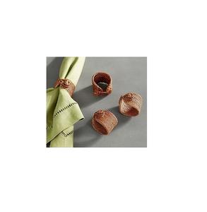 ห่วงใส่ผ้าเช็ดปากทำจากหวายทรงกลมออกแบบล่าสุดสำหรับงานแต่งงานงานเลี้ยงและตกแต่งโต๊ะอาหาร - Product Image 1