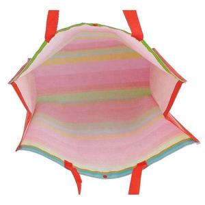 ถุงช้อปปิ้งผ้าไม่ทอแบบใช้ซ้ำได้พร้อมหูหิ้วสายรัด PP ขนาดกลางสำหรับใช้ในซูเปอร์มาร์เก็ต - Product Image 5