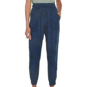 Pantalones Deportivos Casuales de Invierno para Mujer, Cintura Alta, Cordón Ajustable, Corte Regular, Frente Plano, 100% Algodón - Product Image 1