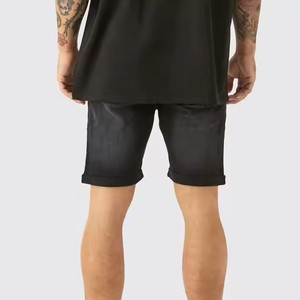 กางเกงยีนส์ขาสั้นผ้าฝ้าย100% ลำลองสไตล์ฮิปฮอปสตรีทแวร์แบบลำลองมาใหม่2025บริการ OEM ปากีสถานทำตามความต้องการของลูกค้า - Product Image 3