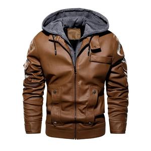Winter Men's Genuine <b>Sheep</b> <b>Skin</b> Leather Slim Fit Motorcycle <b>Jacket</b> Casual Fashion - Product Image 2