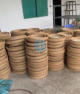 ถาดรองหญ้าทะเลทรงกลมตะกร้างานทำมือสำหรับใช้ในชีวิตประจำวันและของตกแต่งดีไซน์ใหม่ล่าสุด - Product Image 5