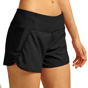 Pantalones cortos de Yoga de LICRA de poliéster sueltos informales de cintura alta para mujer novedad de verano moda mujer entrenamiento gimnasio pantalones cortos de calentamiento para mujer - Product Image 4