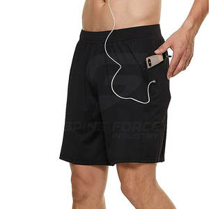 Pantalones cortos de gimnasio de secado rápido con logotipo personalizado, diseño sólido, estilo informal ecológico, el mejor valor a bajo precio, novedad - Product Image 2