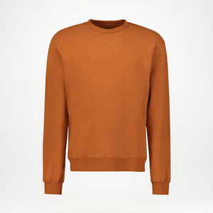 Logo personnalisé sérigraphie couleur unie pour hommes sweatshirts sport d'hiver à manches longues col en O pullover sweatshirts pour hommes - Product Image 6