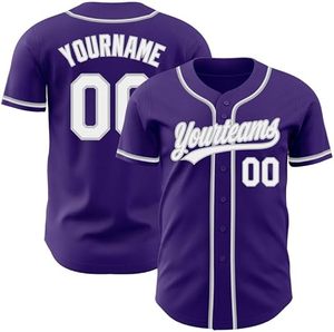 Maillot de Softball à Broderie Personnalisée, Chemise Respirante de Style Uniforme de Baseball pour Tenue de Compétition et d'Entraînement - Product Image 1