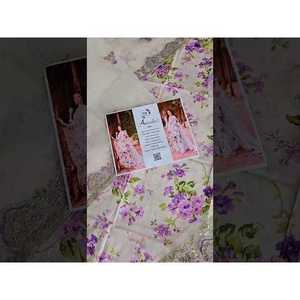 ชุดสูทผู้หญิงหรูหรา Aneelas ลายปักพิมพ์บนผ้า Lawn-TC-1570 - Product Image 2