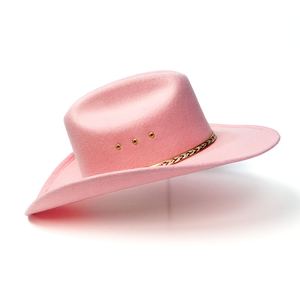 Chapeau de cowboy en cuir à logo personnalisé unisexe Chapeau pliable réversible de créateur en noir Marque privée Utilisation sportive abordable - Product Image 6