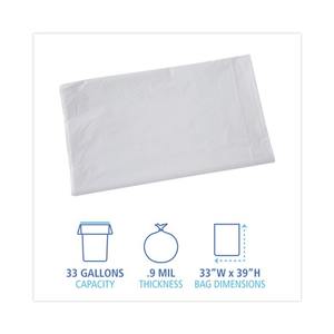 Forros para Contenedores Industriales Blancos Boardwalk H6639TWK, Paquete de 100 Unidades, 33 Galones, 0.9 Mil, 33 Pulgadas X 39 Pulgadas Maquinaria para el Tratamiento de Residuos - Product Image 2