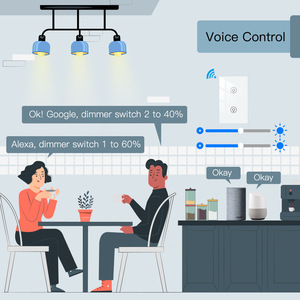 Thông minh Wifi 2 cách trong tường mờ chuyển đổi 2 băng đảng điều khiển hàng đầu trailing cạnh dimmers cho Dimmable <span class=keywords><strong>LED</strong></span> và bóng đèn sợi đốt - Product Image 5