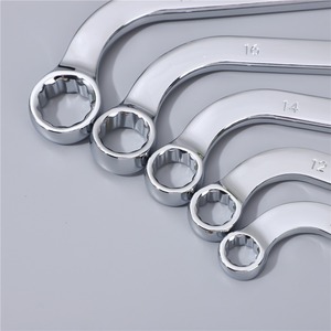 Herramientas de reparación de automóviles Juego de 5 piezas Forma especial Combinación de 12 ángulos Doble cabeza Mango doblado universal Flor de ciruelo Tipo S <span class=keywords><strong>Llave</strong></span> - Product Image 5
