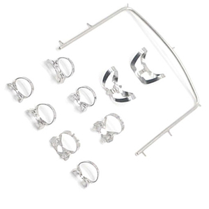 เครื่องหนีบเขื่อนยางสแตนเลสแบบใช้ซ้ำได้เครื่องมือผ่าตัดทางทันตกรรมเครื่องมือทางการแพทย์เกรด + จากปากีสถาน - Product Image 2