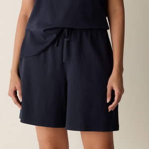 <span class=keywords><strong>Pigiama</strong></span> da <span class=keywords><strong>donna</strong></span> senza maniche, set sostenibile per la casa, canotta e pantaloncini in <span class=keywords><strong>cotone</strong></span> <span class=keywords><strong>interlock</strong></span> Henley. - Product Image 6