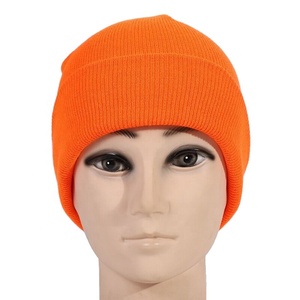 Bonnets d'hiver tricotés avec logo brodé personnalisé, bonnets épais et chauds, décontractés, pour le ski, bonnets d'hiver, chauffe-tête - Product Image 1