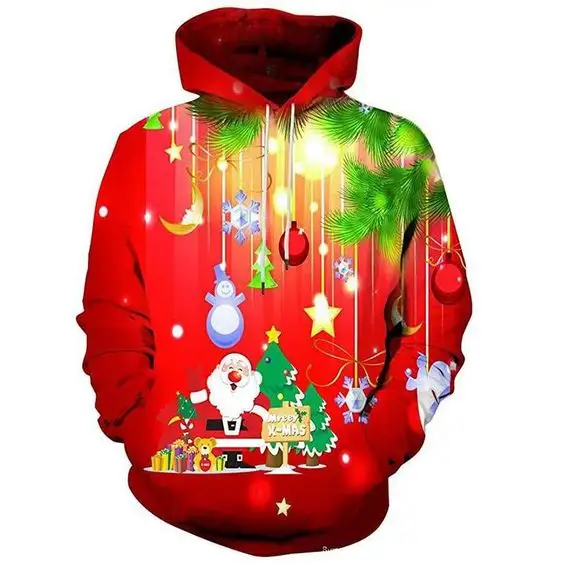 50% Off Kerst Sale Nieuwe Santa Claus Hoodies Kids Kleding Jongens Meisjes Soort Sweatshirts