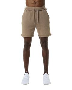 Pantalones cortos lavados con ácido de alta calidad personalizados, pantalones cortos vintage de algodón para hombres - Product Image 4