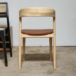 High Quality Brown Leather Finish <b>Dining</b> <b>Chairs</b> Wooden Material for Home <b>Dining</b> or Restaurant Furniture - Product Image 6