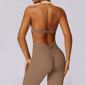 Haute qualité Yoga costume exercice ensemble séchage rapide à manches longues serré Yoga ensemble printemps haute course Fitness sport ensemble femmes - Product Image 5