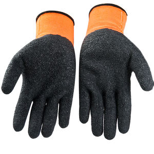 Gants de sécurité industrielle en nitrile bleu robuste avec brassard de sécurité étanche résistant à l'huile alcaline acide pour le travail - Product Image 2