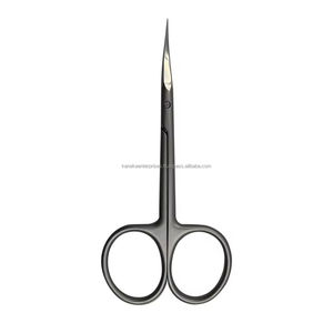 Ciseaux à cuticules russes, logo personnalisé, marque privée, extra-affûtés, courbés, outil de beauté pour manucure - Product Image 6