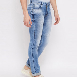 Diseña Tus Propios Pantalones Vaqueros de Cintura Media Rectos Hechos a Medida a Bajo Precio, 100% Algodón, Ecológicos y de Secado Rápido para Hombres Adultos - Product Image 5