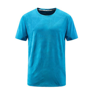 T-shirts pour hommes en coton 100% tricoté, coupe régulière, col rond, décontractés, confortables pour l'été - Product Image 1