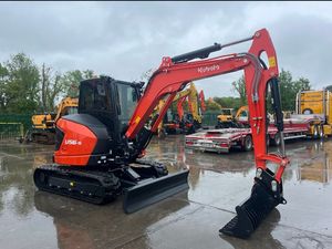 Mini-excavatrice à chenilles Kubota 3,5 tonnes, moteur CE EURO 5 EPA, livraison gratuite, mini-excavatrices agricoles de 1 et 2 tonnes à vendre - Product Image 5