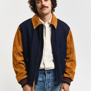 Plus Size Men's Varsity College Jackets Wholesale Varsity Jackets Custom Logo CollegeBaseballjacket for men DDP Shipping - Product Image 2