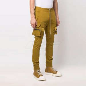 Pantalones Cargo Casuales Ligeros de Lona para Hombre, Corte Ancho Personalizado con Diseño Impreso Apilado - Product Image 2