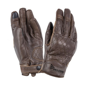 Guantes de Motociclismo Deportivos Encerados, Compatibles con Pantalla Táctil, Guantes de Cuero Encerados para Motocicleta, Nuevo Diseño, Logotipo Personalizado - Product Image 3