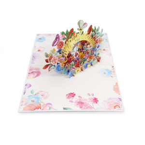 การ์ดอวยพรป๊อปอัพสําหรับทุกโอกาส การ์ดคิริกามิ การ์ดอวยพรแฮนด์เมด งานฝีมือของเวียดนาม - Product Image 6