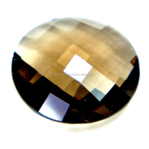 Quartz fumé de qualité supérieure personnalisé mélange taille damier à facettes coupe brésilienne pierres précieuses en vrac forme mixte brun Quartz fumé OEM - Product Image 6