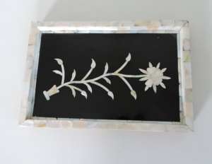 Designer Mother of Pearl Serving <b>Tray</b> with Polished Aesthetic Look Ideal for Premium <b>Table</b> Decor and Festive Use - Product Image 6