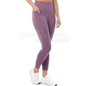 Leggings de Yoga para Mujer de Alta Calidad, Diseño Único, Transpirables, Estilo Casual, Cintura Media, Logotipo, Spandex/Poliéster, Todas las Temporadas, en Stock - Product Image 3
