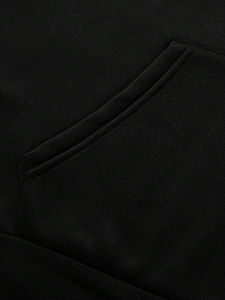 Sweat à capuche pull 100% coton polaire/polyester pour hommes à la mode vêtements d'hiver respirants confortables avec capuche numérique brodée - Product Image 5