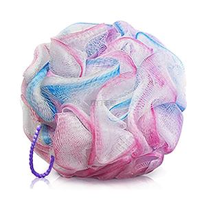 Two Color Shower Puff Bath Loofah PE Mesh Body Sponge Exfoliating Bath Ball Soft Cleaning Scrubber Bathroom Use Accessory - Product Image 6