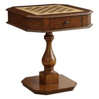 Table d'échecs en bois au design moderne Fournitures de jeu Salle de sport Échiquier Journée sportive Compétition Jeu d'échecs intérieur
